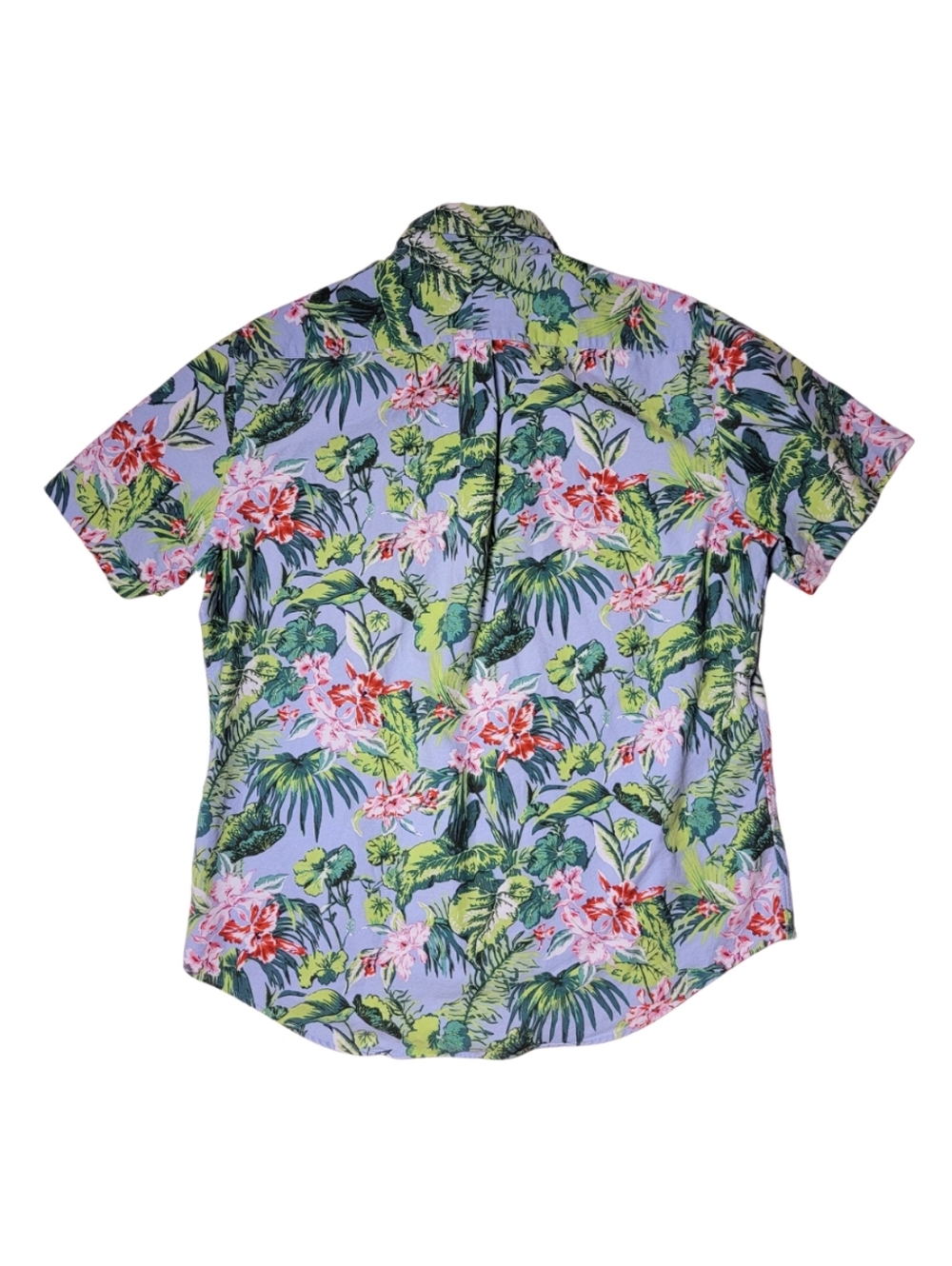 Ralph Lauren Tropical Hawaiian Short Sleeve Button-Down Shirt M - Picture 3 of 7